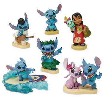  G-Ahora 60pcs Lilo and Stitch Gift Stuff-Including Drawstring  Bag，Lanyard，Stickers， Brooch,Necklace，Foldable Phone Finger