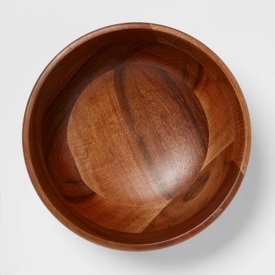 Wood Medium Serving Bowl
