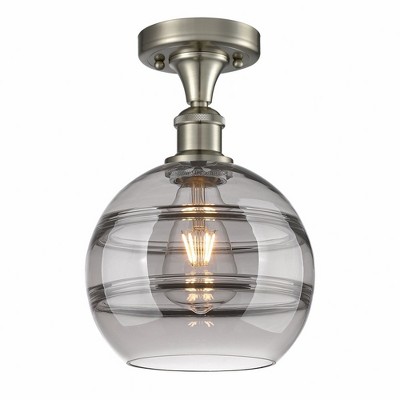 Rochester - 1 Light Semi-Flush Mount In Industrial Style-11.13 Inches Tall and 8 Inches Wide