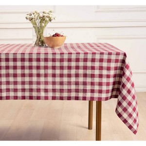 Solino Home Linen Tablecloth | Morgan Check - 1 of 4