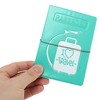 Unique Bargains Map Design Passport Holder 1 Pcs - 3 of 4