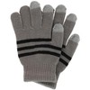 Grand Sierra Kids' One Size Striped Touchscreen Winter Glove - 4 of 4