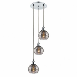 Rochester - 3 Light Cord Hung Multi Pendant In Industrial Style-24.38 Inches Tall and 12.38 Inches Wide - 1 of 1
