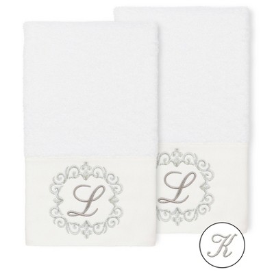 Linum Home Textiles Beach Life Embroidered Luxury Hand Towels, Set of 2 -  Macy's