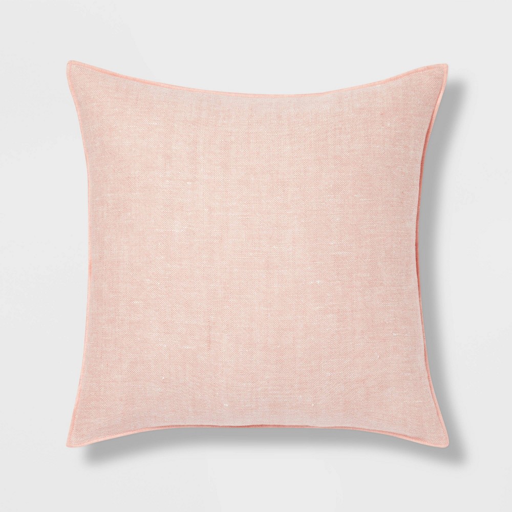 Cross-Dyed Square Throw Pillow Rose - Threshold