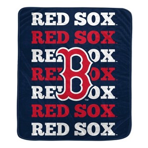 MLB Boston Red Sox Repeat Refresh Ultra Soft Blanket - 1 of 1