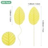 Unique Bargains Artificial Silk Wire Single Flower Leaves for DIY - 3 of 4