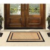 A1HC Coir and Rubber Door Mat 24"x48", Durable Non-Slip Large Plain Border Mat for Entryway, Patio - 2 of 4