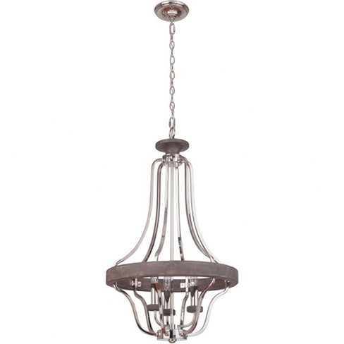 Craftmade Lighting Ashwood 3 - Light Pendant In Polished Nickel ...