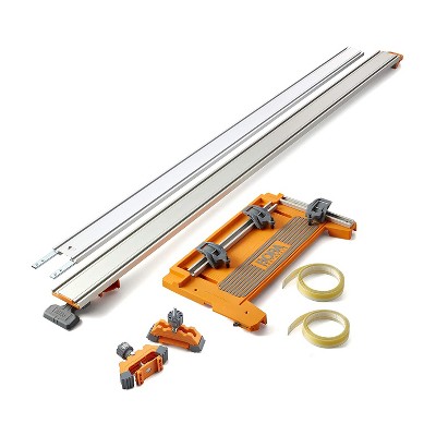 BORA 5 Piece NGX Deluxe Set with 50 Inch Clamp Edge, 50 Inch Clamp Edge Extension, Pro Saw Plate, Non Chip Strip, and Track Clamps