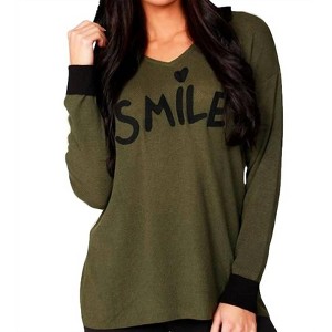 Women's Smile Hoodie - ANGEL - 1 of 2