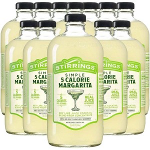 Stirrings Simple 5 Calorie Margarita Cocktail Mix 750ml Bottles - Real Juice No Preservatives - Drink Mixer - 1 of 4