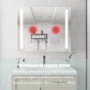 LED Mirror Bathroom Cabinet, 36"x30" Recessed Or Surface Mounted Storage Cabinet With Dimmable Anti-fog Touch Control LED Mirror - 2 of 4