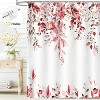LunaLulinlk Red Eucalyptus Fabric Shower Curtain - 2 of 4