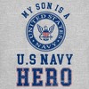 Juniors Womens United States Navy Distressed My Son Is a Hero T-Shirt - image 2 of 4