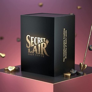 Magic The Gathering Magic TCG Magic: The Gathering Secret Lair Premium Foil: MTG Smitten Superdrop 2021 Unfathomable Crushing Brutality of Basic Lands - 1 of 4