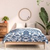 Deny Designs 3pc Full/Queen Britt Mills Design Coastal Chinoiserie Comforter and Sham Set - 3 of 4