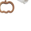 C&F Home Pumpkin Wood Napkin Rings S/4 - 3 of 3