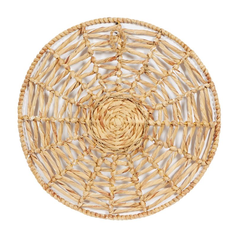 Set of 3 Plate Handmade Woven Basket Wall Decors Cream - Olivia & May, 3 of 8