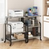 Garvee Large Printer Stand with Power Outlets and USB Ports, Printer Table with Shelf, 4 Tier Rolling Printer Stand for Home Office - 3 of 4
