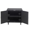 Storage Cabinet, Storage Cabinets With 2 Doors Enough Storage Space Adjustable Shelf For Dining Room Living Room Kitchen Corridor Home Office - 4 of 4
