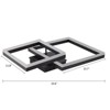 YIYIBYUS Contemporary LED Ceiling Light, Flush Mount Ceiling Lamp for Dining Living Room - 3 of 4