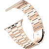 Worryfree Gadgets Classic Stainless Steel Metal Band for Apple Watch 38/40/41mm  and 42/44/45/49mm - 2 of 4