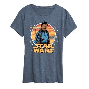 Women's - Star Wars - Lando Circle Short Sleeve Graphic T-Shirt - 1 of 4