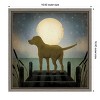 Amanti Art Moonrise Yellow Dog by Ryan Fowler Framed Canvas Wall Art - 3 of 4