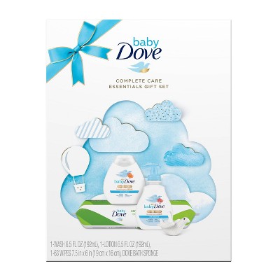 Image of Baby Dove Rich Moisture Wipe & Bath Sponge Gift Set