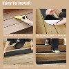 BAGOKIE 12PCS Non-Slip Stair Treads Carpet Indoor Stair Runner Set - 4 of 4