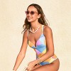 Women's Vibrant Geometric One-Piece Swimsuit - Cupshe - 2 of 3