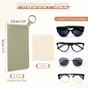 Unique Bargains Soft Portable Scratch-Resistant Slip-in Eyeglass Cases 2 Pcs - 2 of 4