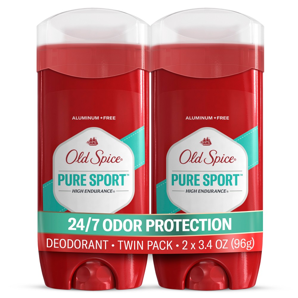 Old Spice High Endurance Deodorant for Men - Aluminum-Free - 3.4oz/2pk