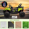 Jojoka 24V Electric UTV 2 Seater Ride on Turck Car with Remote Control 21" Seat,4 Shock Absorbers,Storage Space,Music & Lights - 3 of 4