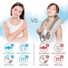 Smart Neck Massager with Heat for Relaxation, Wireless Design, Adjustable Intensity, White - 4 of 4