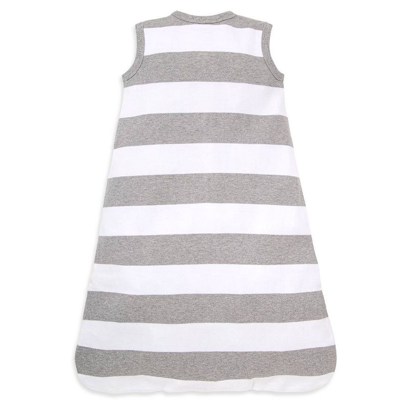 Burt's Bees Baby&#174; Beekeeper&#153; Wearable Blanket Organic Cotton - Rugby Stripes - Gray, 3 of 6