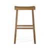 Maven Lane Vincent Backless Wooden Bar Stool 31" - 2 of 4