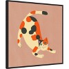 Amanti Art Playful Calico Cat by Little Dean Framed Canvas Wall Art - 2 of 4
