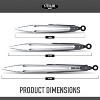 Sterline Wares Versatile Stainless Steel Kitchen Tongs Set - 3 Sizes - 2 of 4