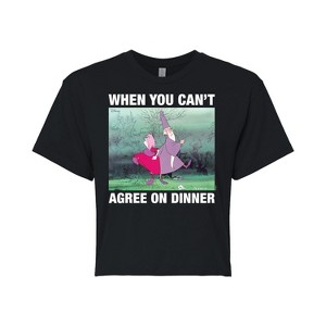 Women's - Disney - The Sword And The Stone Cropped Graphic T-Shirt - 1 of 4