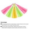 Unique Bargains Garland DIY Decoration Tassel Garland Banner 30 Pcs - 4 of 4