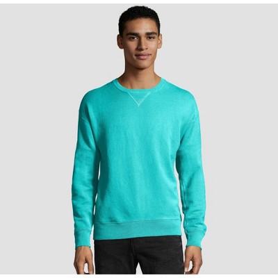 Hanes Men's Comfort Wash Fleece Sweatshirt - Mint Xxl : Target