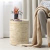 MOEPISY 14 inch outdoor decorative table, outdoor side table for patio use - 2 of 4