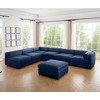 CAVINAS Modern Sectional Sofa with 6 Seats and 1 Ottoman,Convertible Modular Couch with Under-Sofa Storage,Couch for Living Room,2x Corner,Blue - 2 of 4
