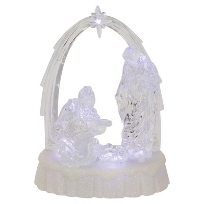 CC Christmas Decor Pack of 2 Icy Crystal Illuminated Christmas Ice