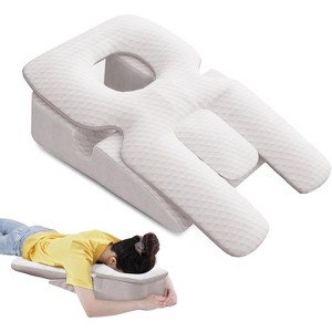 MaseiKar Face Down Pillow for Sleeping After Surgery ¨C Prone Recovery Pillow with Breathing Hole for Bed, Eye, Retina, Nose Surgery - 1 of 4