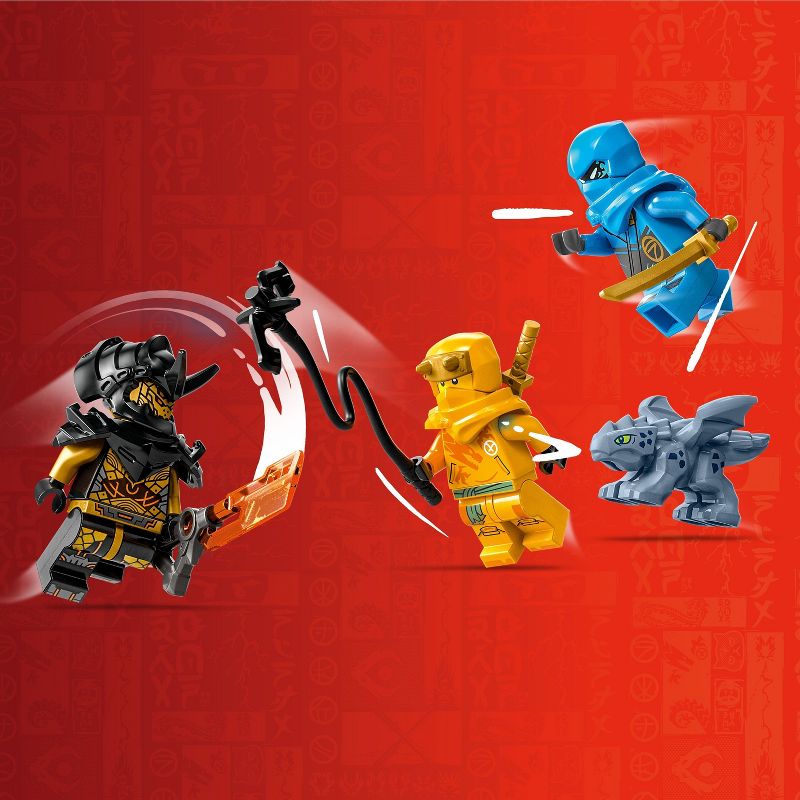 LEGO NINJAGO Nya and Arin&#39;s Baby Dragon Battle Building Toy 71798, 5 of 8
