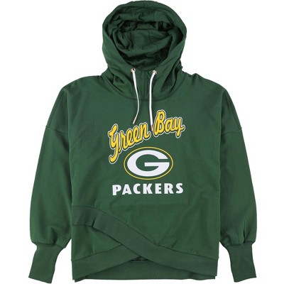 G-III Sports Womens Green Bay Packers Hoodie Sweatshirt, Green, Small