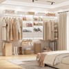 Aheaplus Laundry Room Closet System with Drawer and Hanging Rod, Wall-Mounted Closet Organizer with Adjustable Shelf - 4 of 4